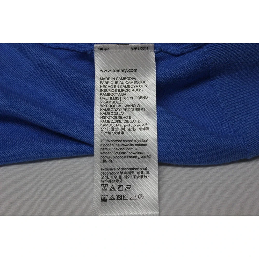 Tommy Hilfiger Sweater‎ Men's XXL Crew Neck Lightweight Knit Pullover FLAW